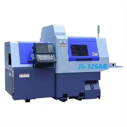Swiss type CNC lathe small parts high precision CNC lathe machine JS-326-AB
